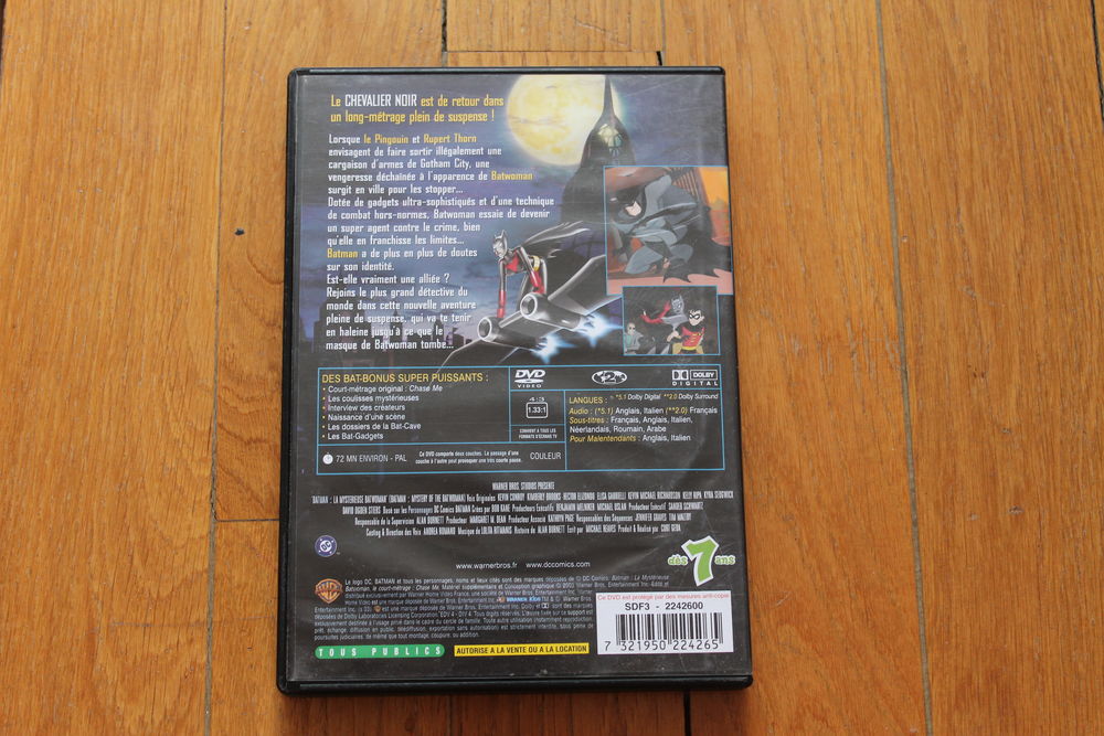 DVD BATMAN LA MYSTERIEUSE BATWOMAN DVD et blu-ray
