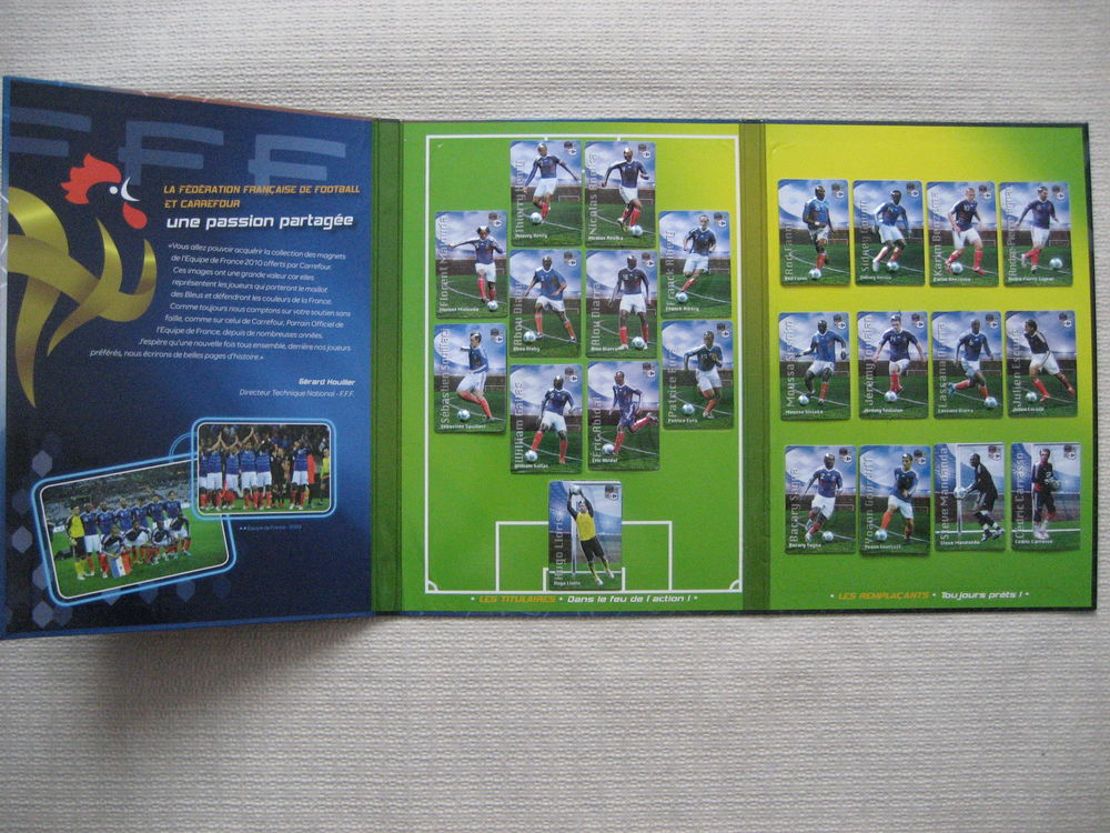 Coffret Collection 23 MAGNETS Equipe France Football 2010. 