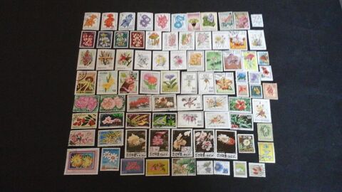 Timbres sur les fleurs 6 Angers (49)