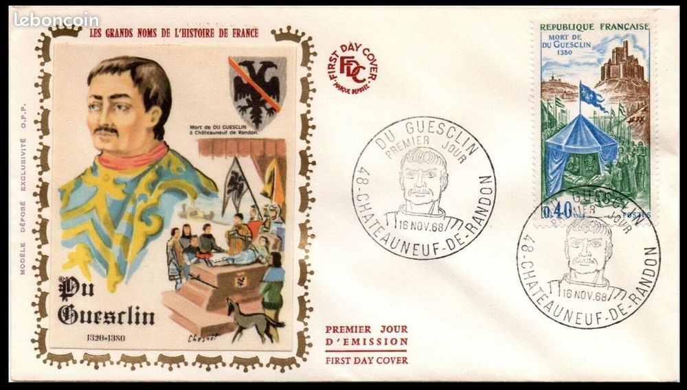 ENVELOPPES 1ER JOUR FRAN&Ccedil;AISES 