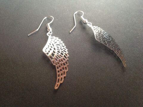 BOUCLES OREILLES ARGENTÉ AILES 3,5cm Envoi Possible 2 Trégunc (29)