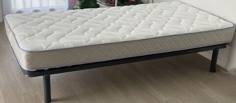 sommier  lattes et matelas 90 100 Bezannes (51)