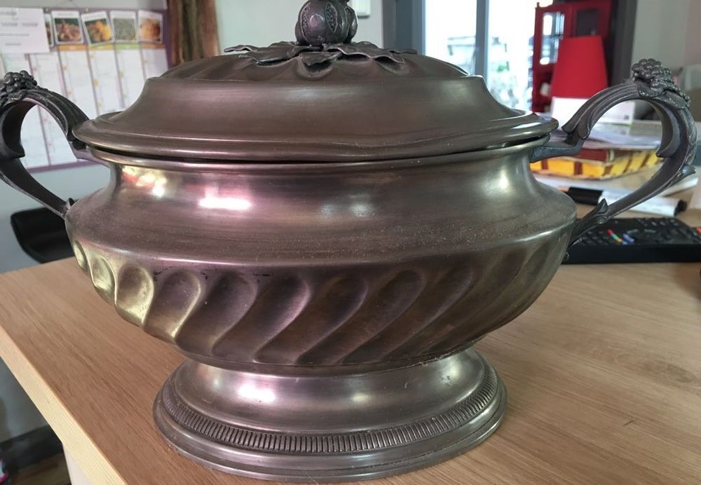Soupi&egrave;re Ovale Rustique Peltro 95 