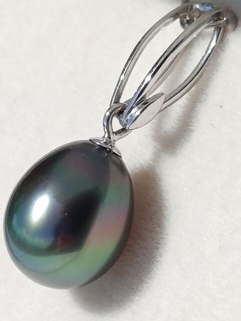 pendentif or blanc et perle de tahiti Bonnieux (84)