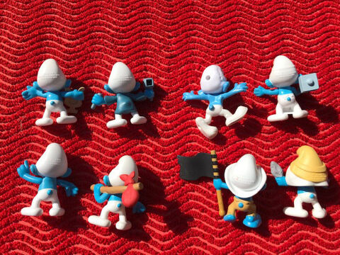 Assortiment de 17 schtroumpfs 30 Mottier (38)