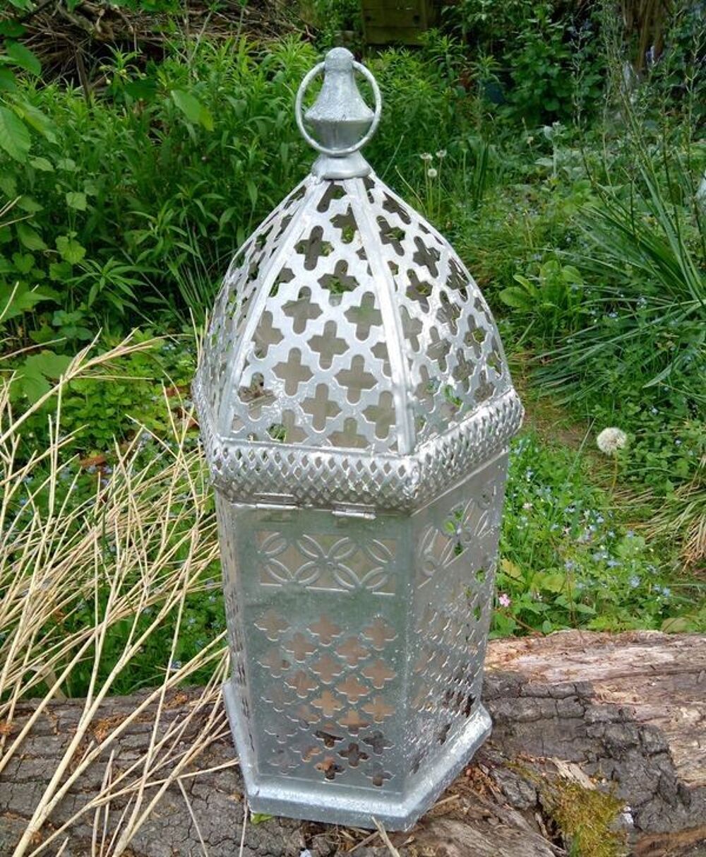 lampe photophore de jardin - hauteur 57 cm Décoration