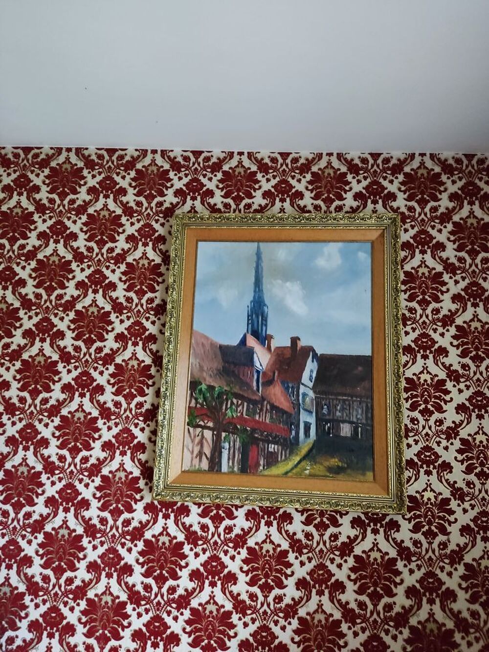 Tableau authentique Eglise de Conches-en-Ouche Décoration