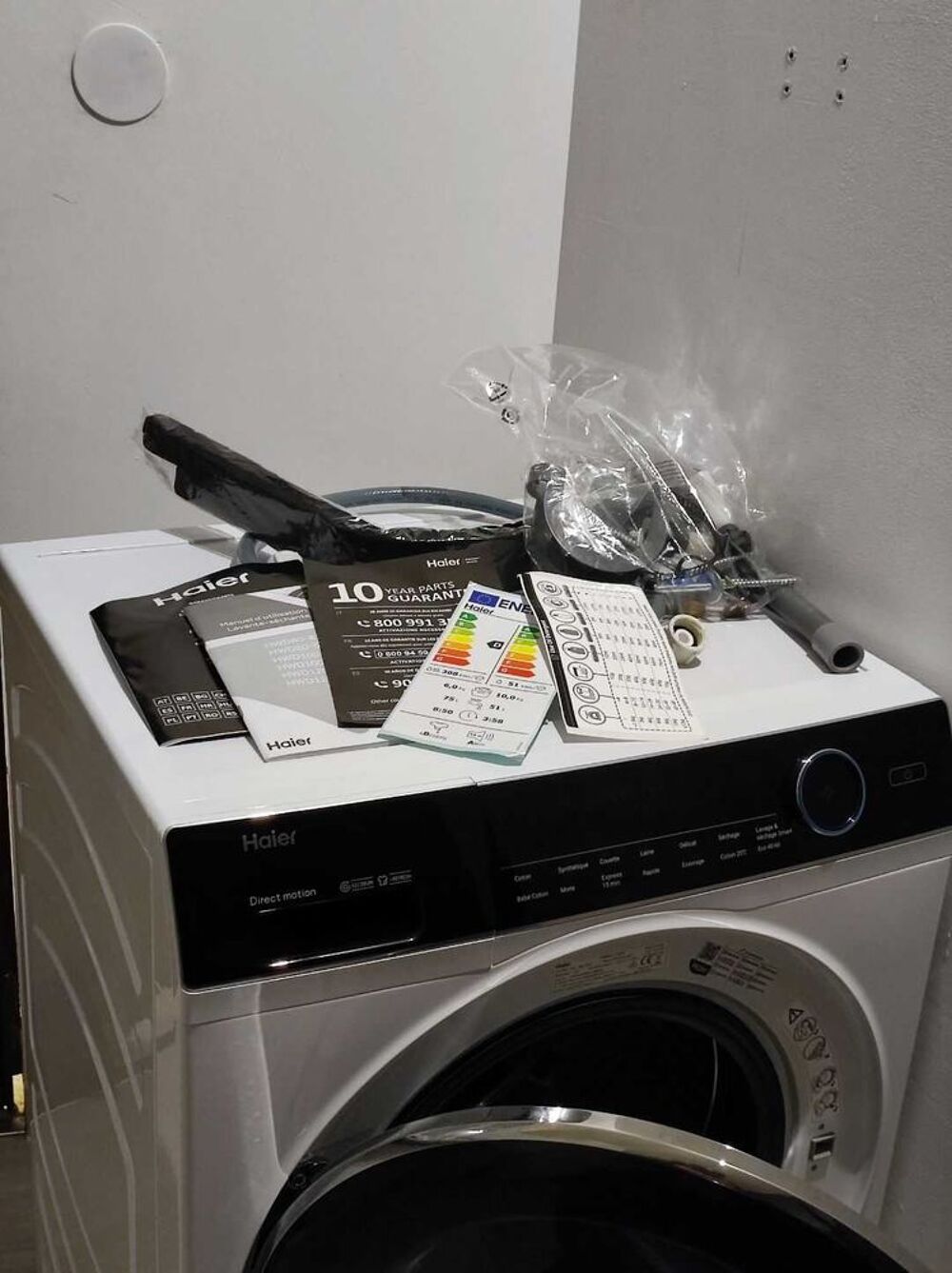 Lave linge s&eacute;chant HAIER Electrom�nager