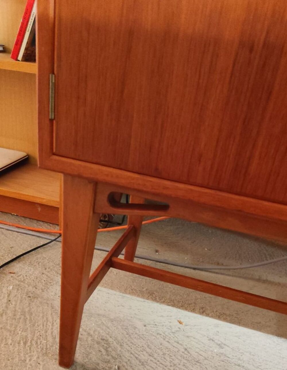 Buffet scandinave vintage en teck avec surface d'&eacute;criture Meubles