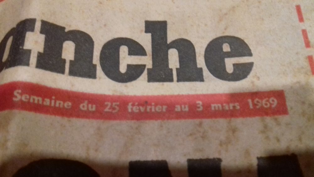 Journaux France Dimanche de 1969 