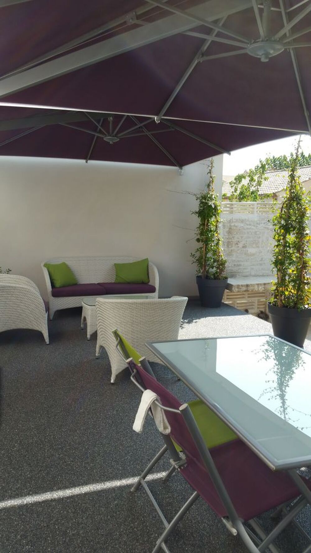Doubles Parasols marque Vlaemynck Jardin