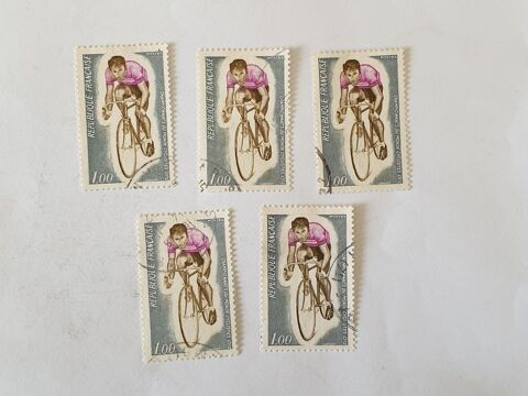 Timbre france Championnats du monde cyclistes 1972- lot 0.80 0 Marseille 9 (13)