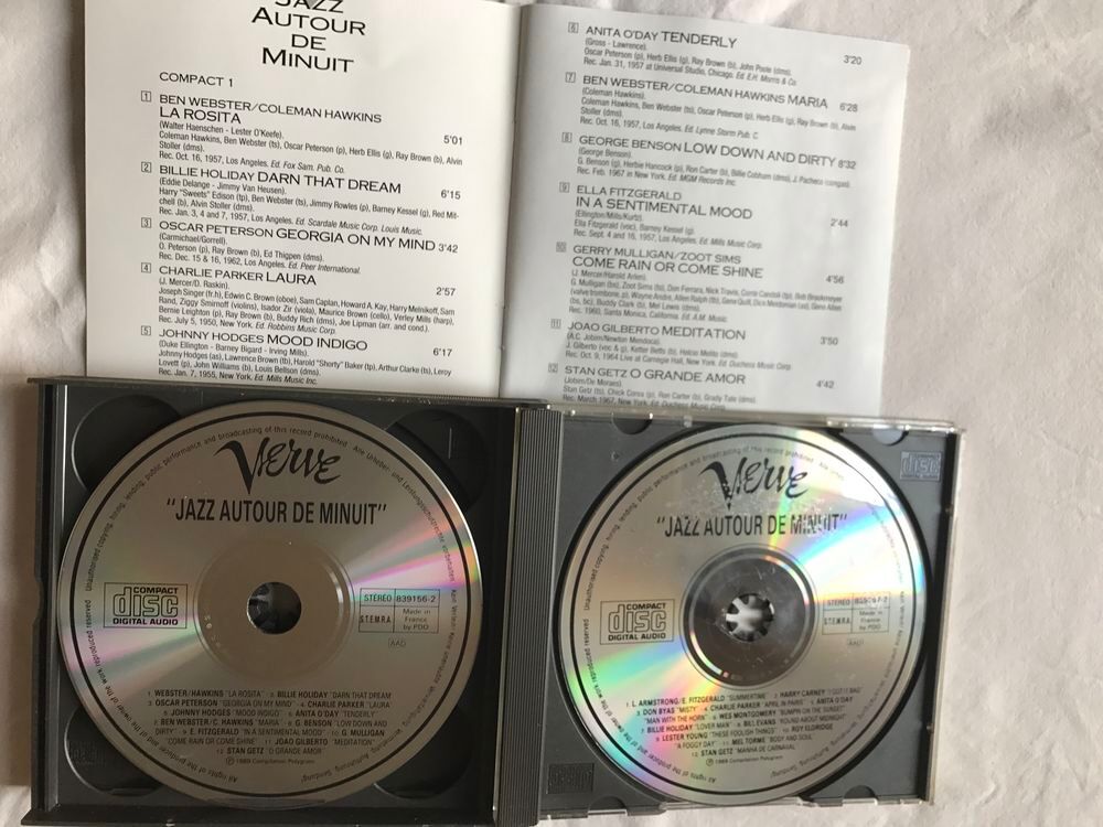 CD Jazz Autour De Minuit Les Musiques Les Plus Sensuelles de CD et vinyles