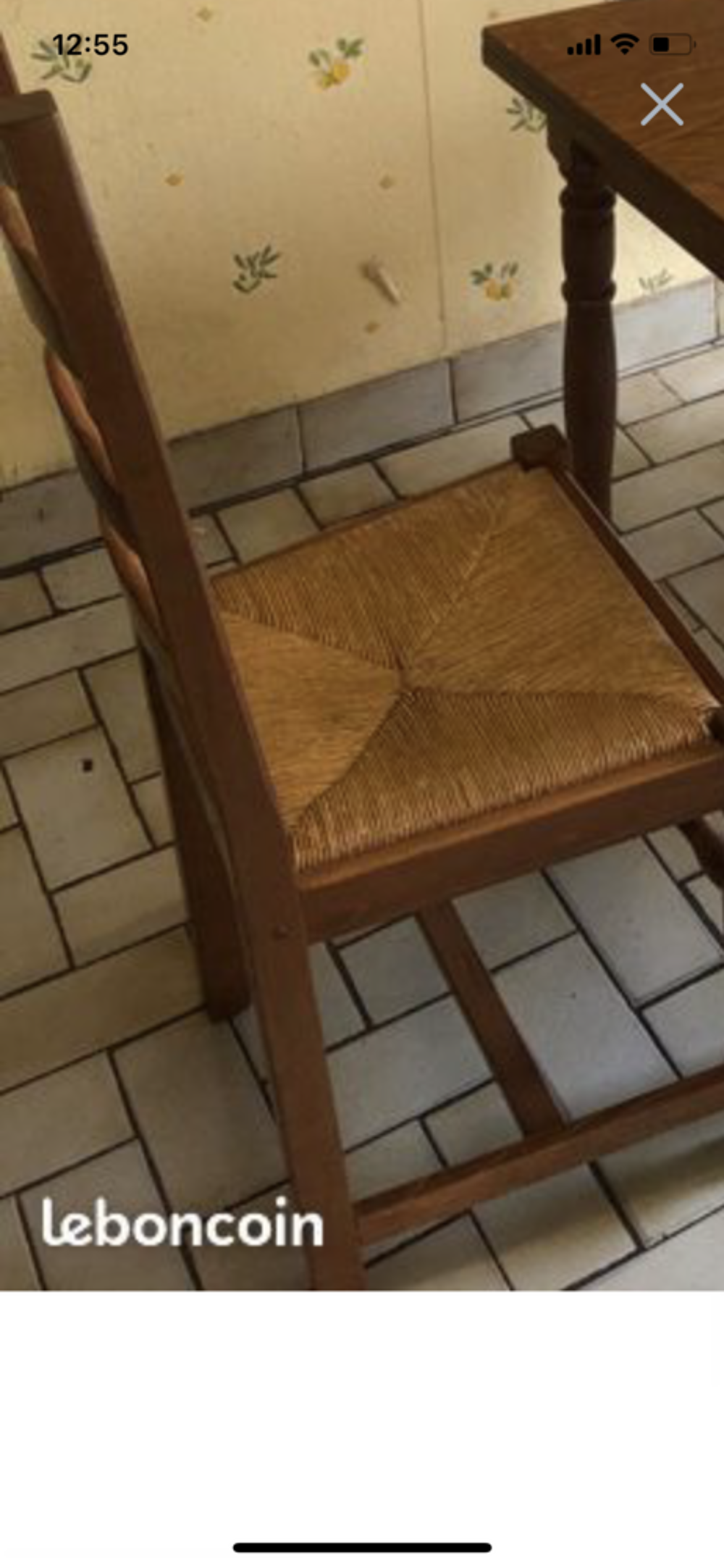 6 chaises en paille Meubles