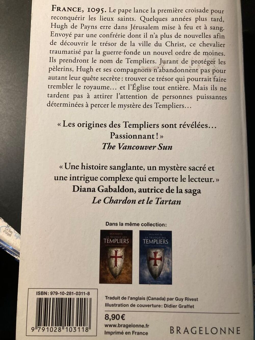 La trilogie des Templiers Tome 1 : les chevaliers du Christ Livres et BD