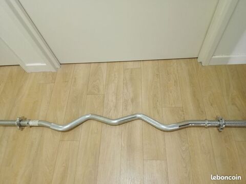 Barre Curl EZ filet avec crous musculation 25 Clermont-Ferrand (63)