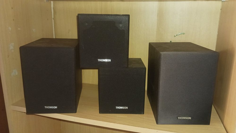 LOT DE 4 ENCEINTES THOMSON HOME CIN&Eacute;MA &agrave; 30€ Photos/Video/TV