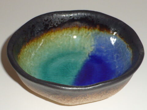 Coupelle �maill�e bleu et verte 5 Rueil-Malmaison (92)