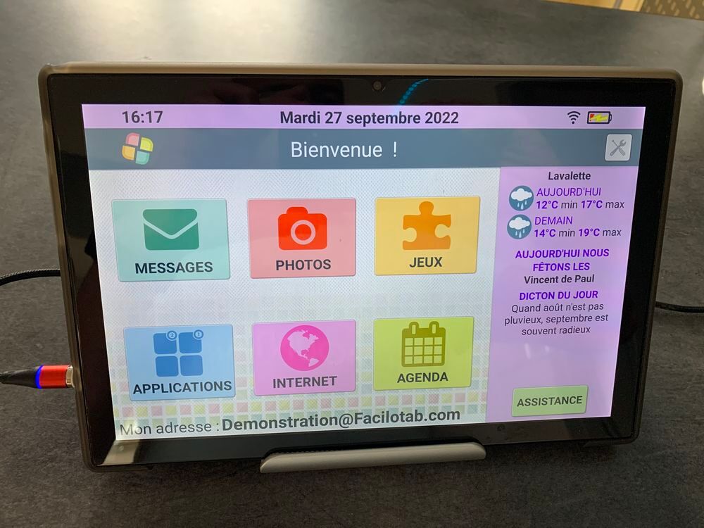 Tablette Facilotab L Rubis Wifi 4G 64 Go Android 11 neuve Matériel informatique
