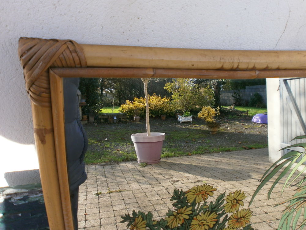 Grand cadre miroir vintage Décoration