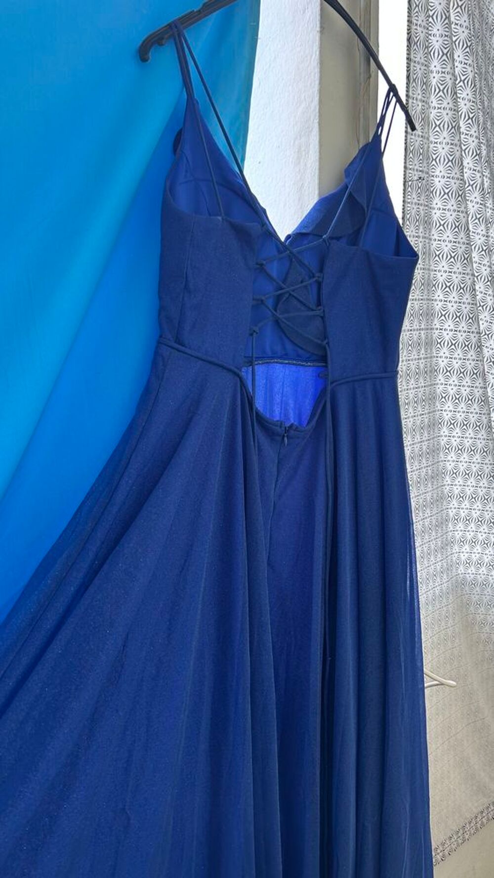 robe cortege bleu roi Vêtements