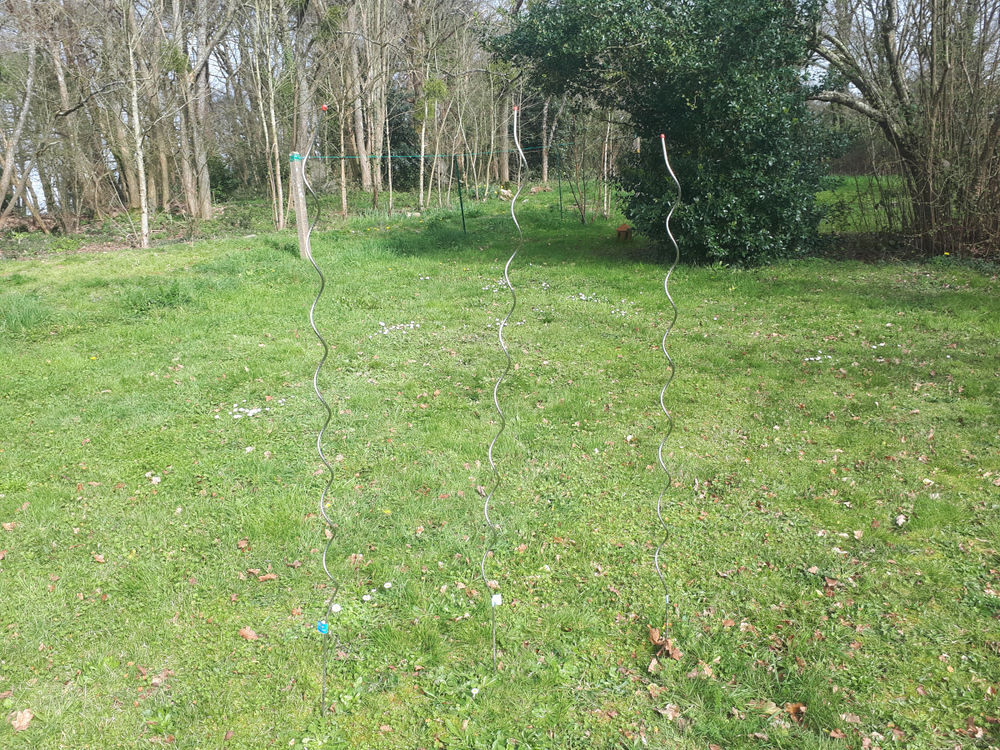Lot de 11 tuteurs tomates spirale Nortene 1,80 m - 15 euros Jardin