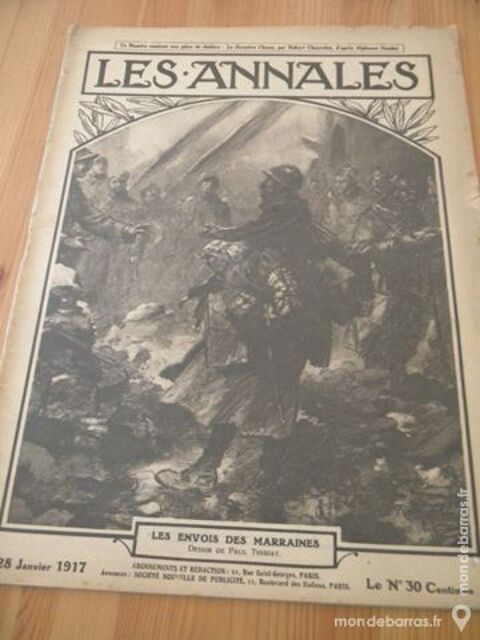 Les Annales n°1753 du 28 janvier 1917 8 Villeurbanne (69)