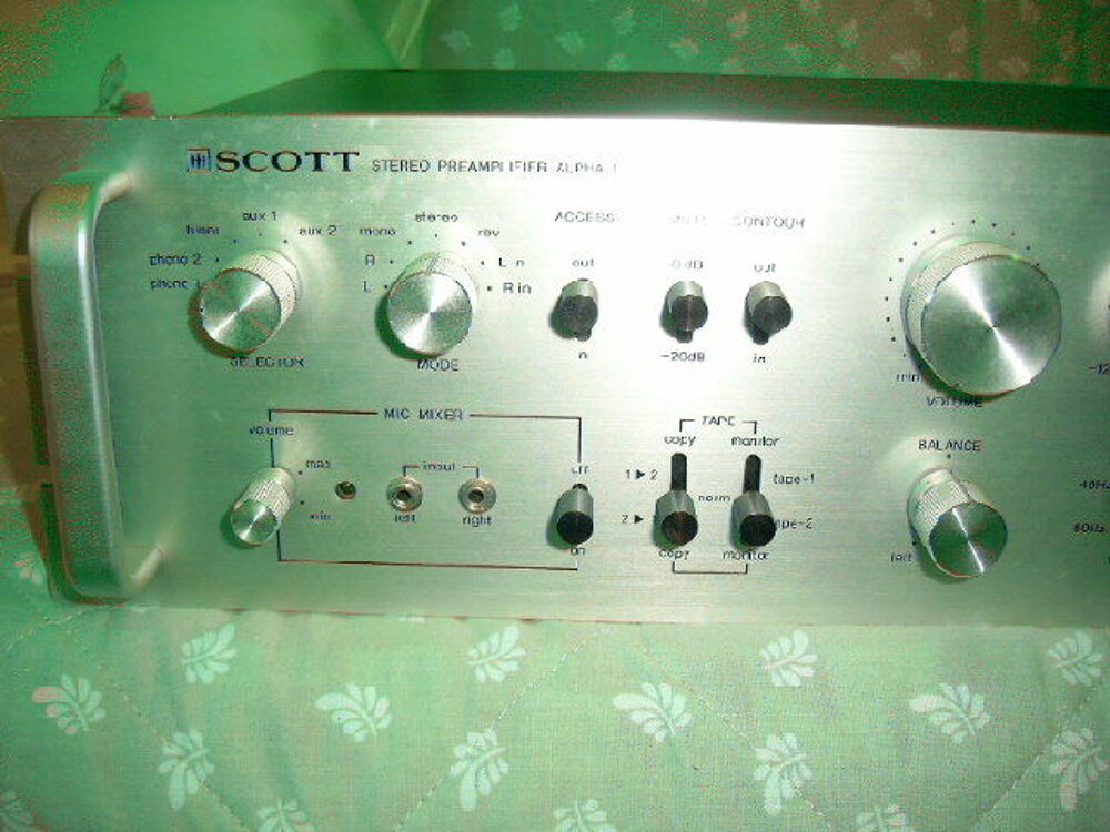 Scott Alpha1 henri59 Audio et hifi