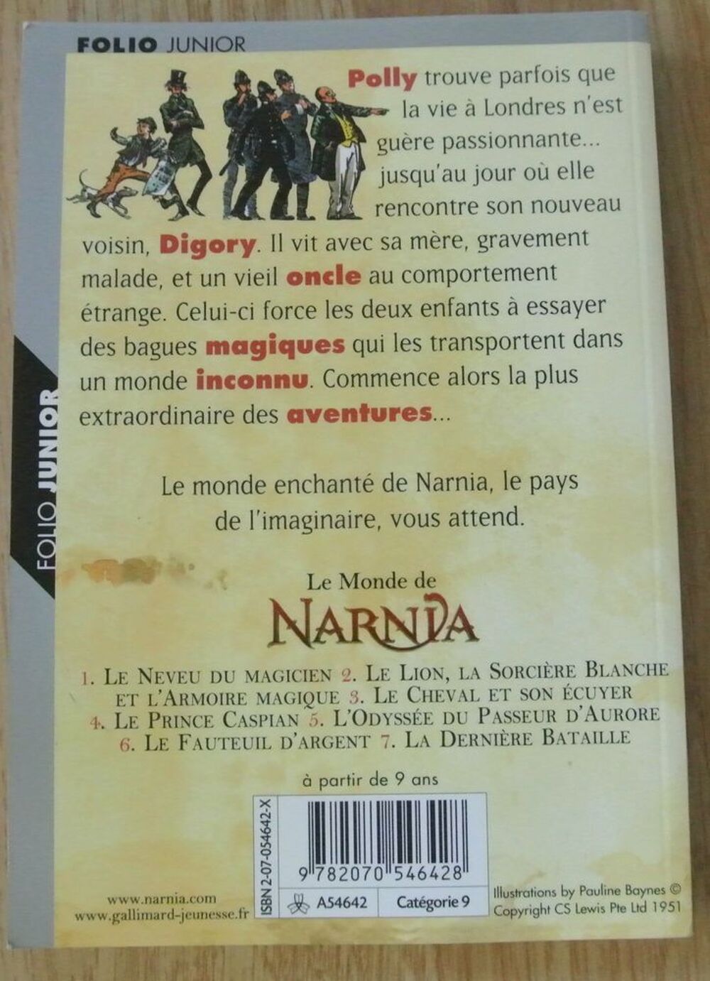 Le Monde de Narnia de C.S LEWIS
Livres et BD