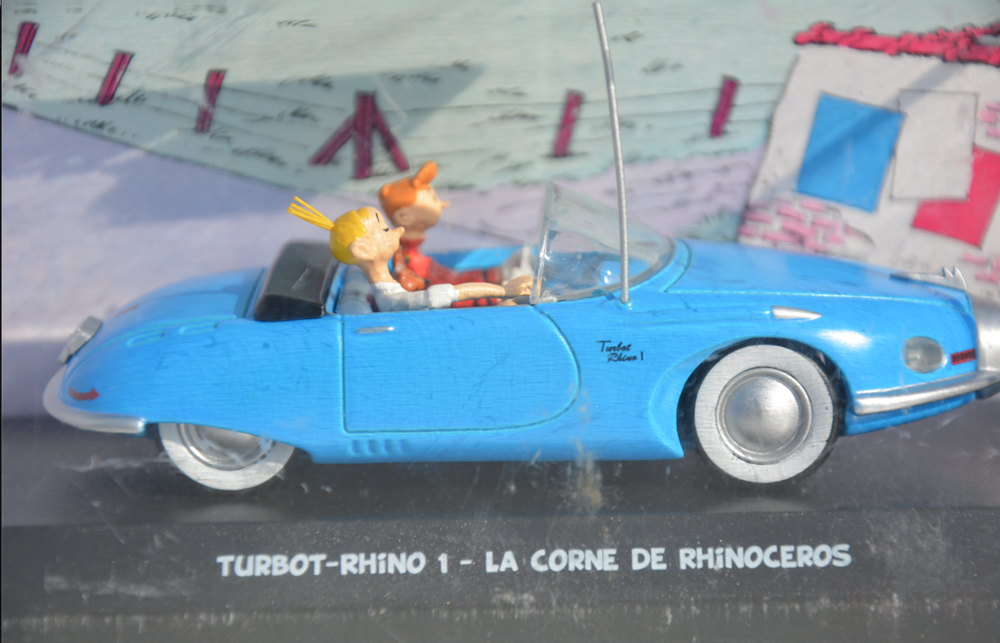 Talbot Rhino de Spirou dans l'album la corne de rhinoc&eacute;ros 