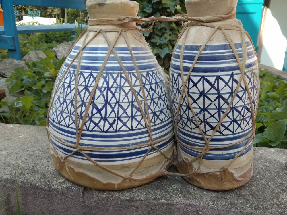 2 tablas marocain terre cuite Instruments de musique