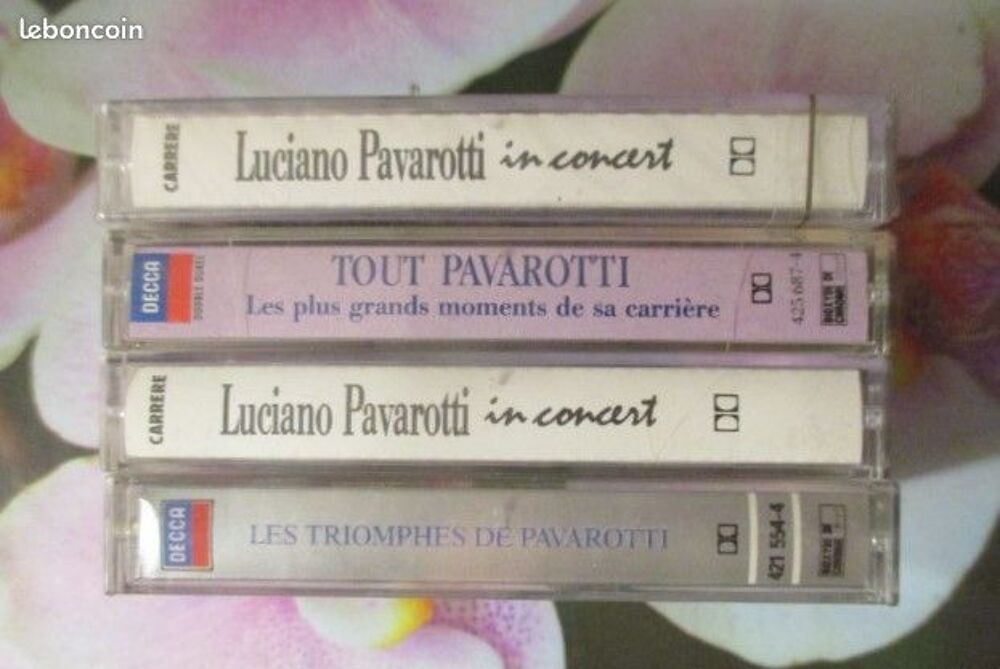 Cassettes audio Luciano Pavarotti CD et vinyles