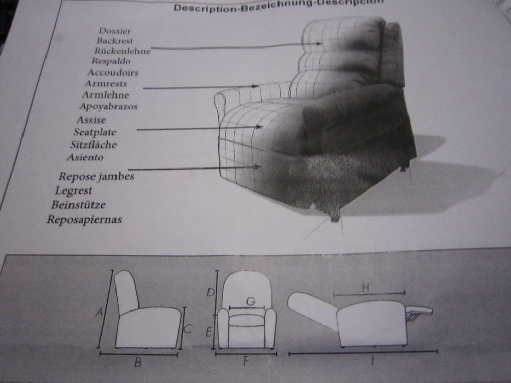 fauteuil relaxation m&eacute;dicalis&eacute; et &eacute;lectrique Marque Herdegen Meubles