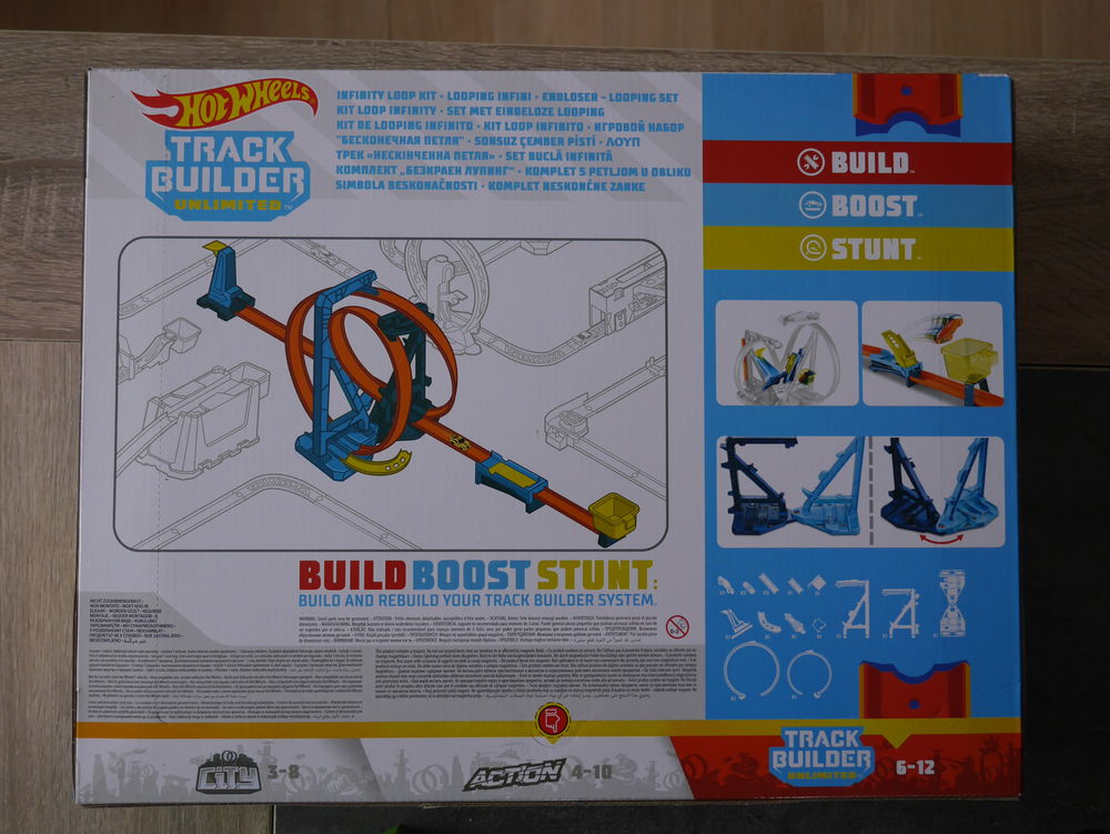 Hot Wheels Track Builder - Circuit Looping &agrave; l'Infini kit - Jeux / jouets