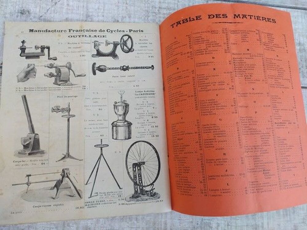 Catalogue Cycles ALPAR Paris 1910 V&eacute;los Bicyclette 