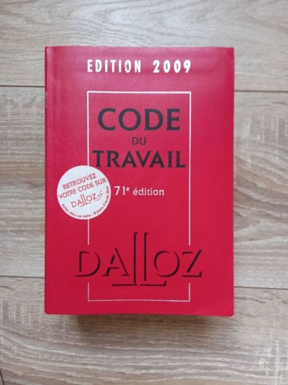 Code du travail Dalloz 2009 Livres et BD