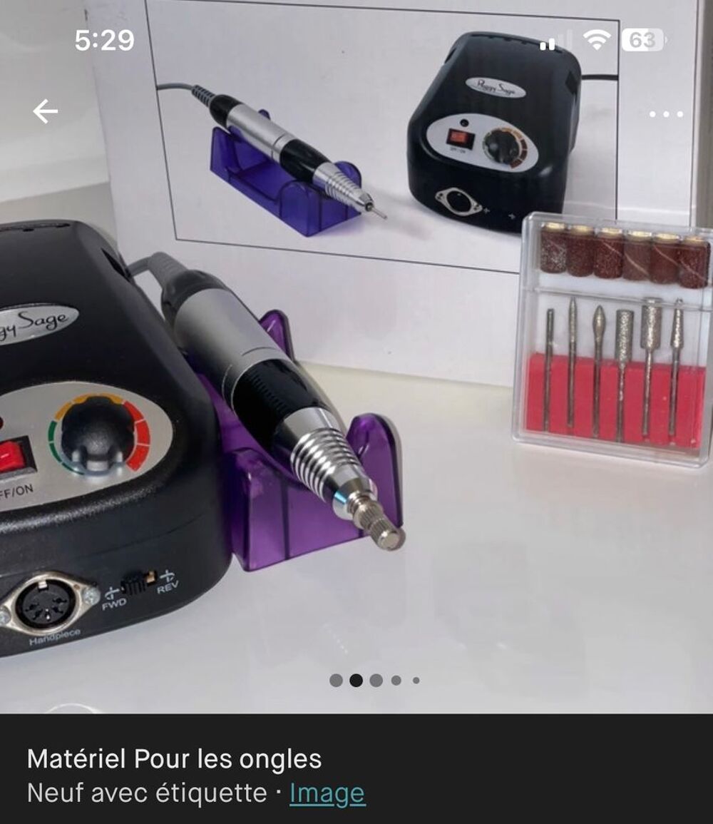 ! MAT&Eacute;RIEL PROTH&Egrave;SISTE ONGULAIRE ! Bijoux et montres