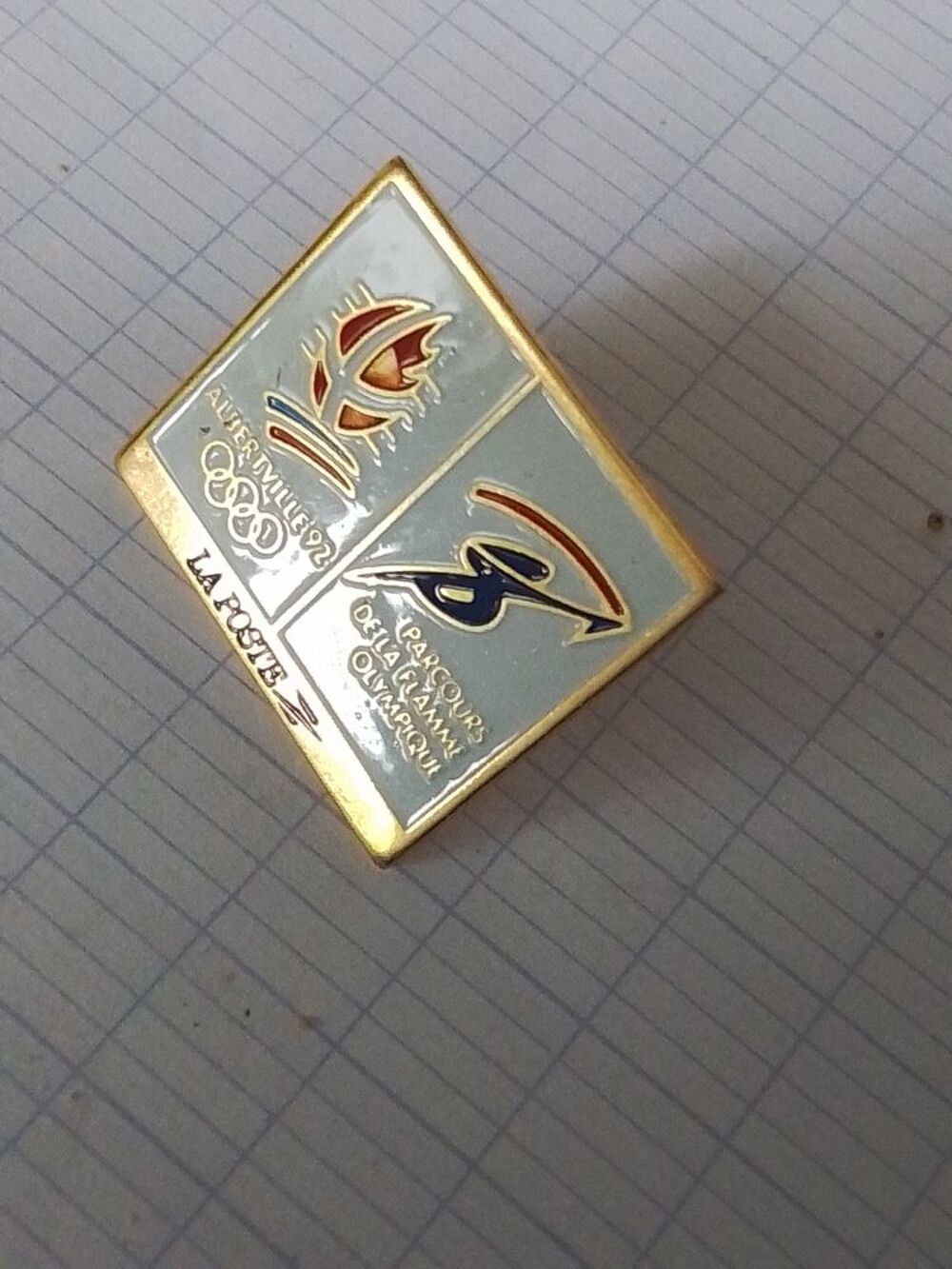 Pin's Parcours Flamme 1990 