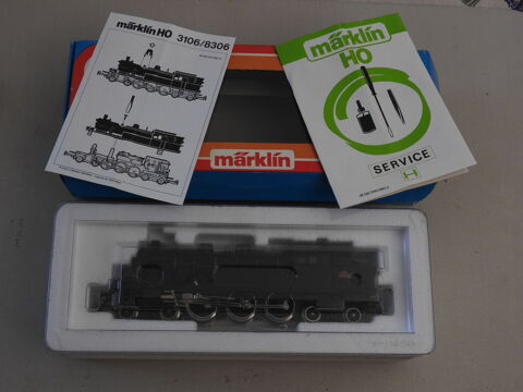 Echelle HO - Märklin Loco vapeur type 232 TC 414 ref 3107 120 Soissons (02)