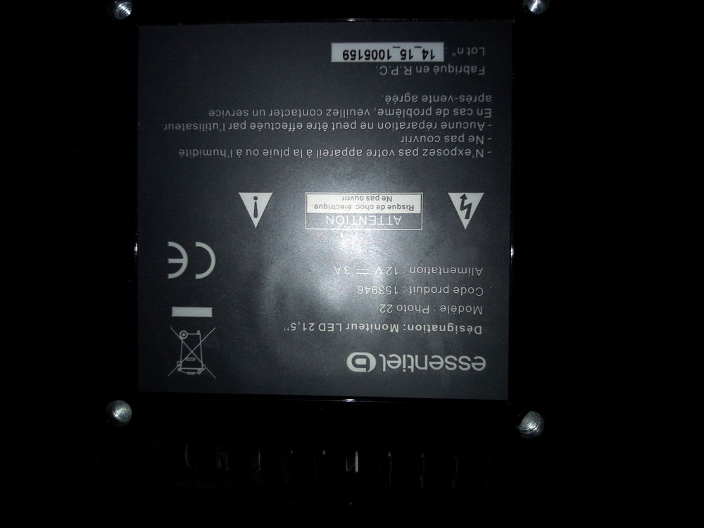 Ecran PC LCD Matériel informatique