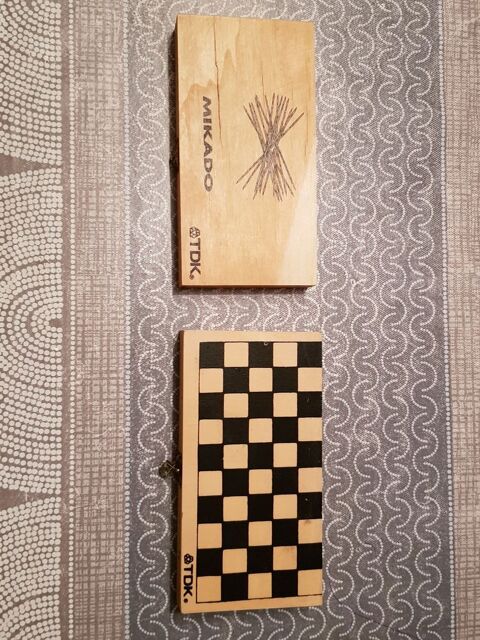 Jeux mikado  dispo 10 boite et jeux dame et backgammon voyag 5 Rethel (08)