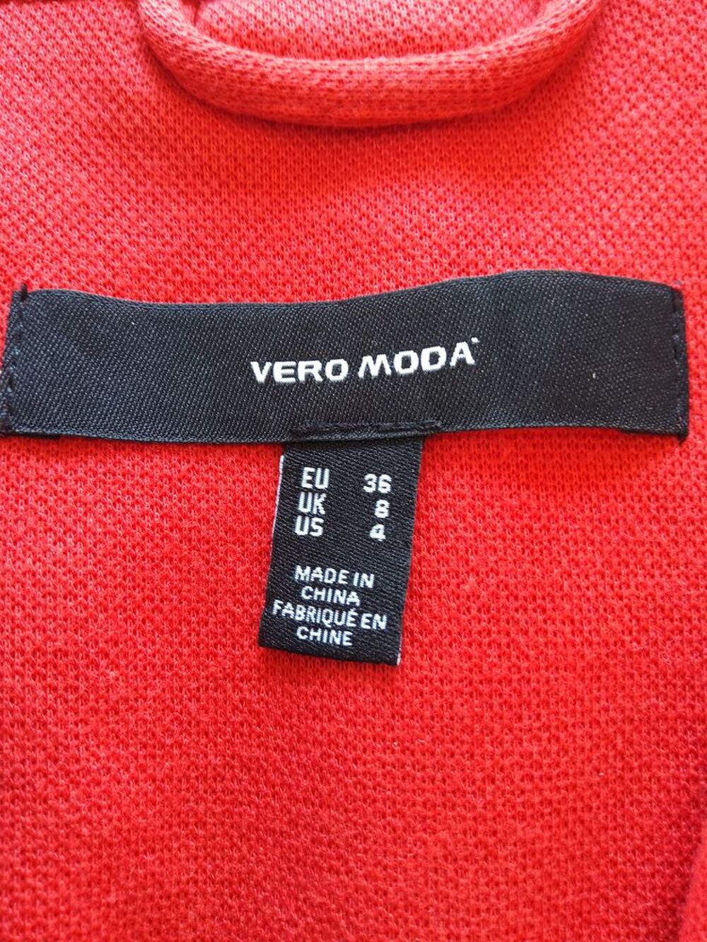 VESTE "VERO MODA" 36 rouge Vêtements