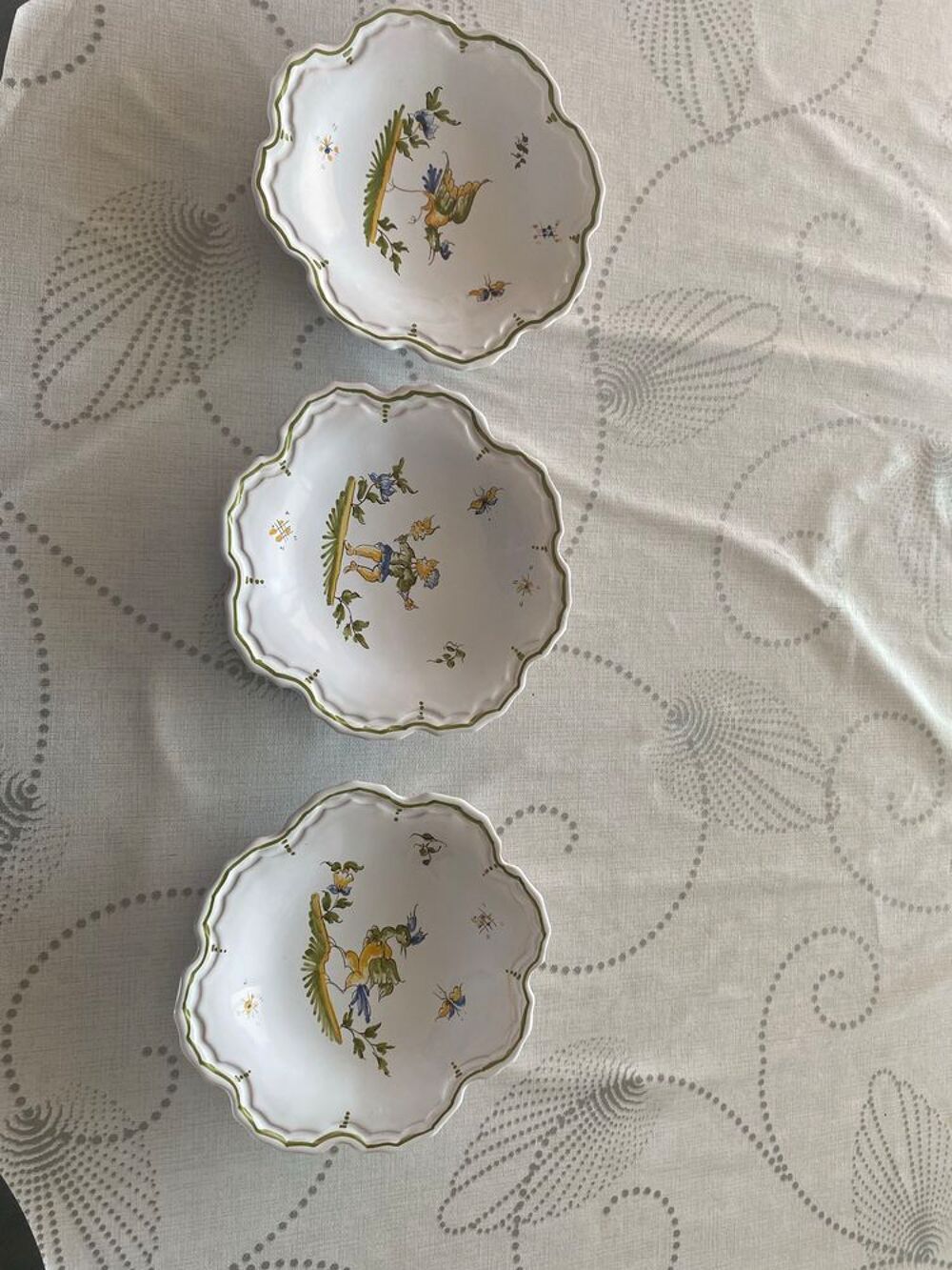 Ensemble de 11 pi&egrave;ces Moustier Décoration