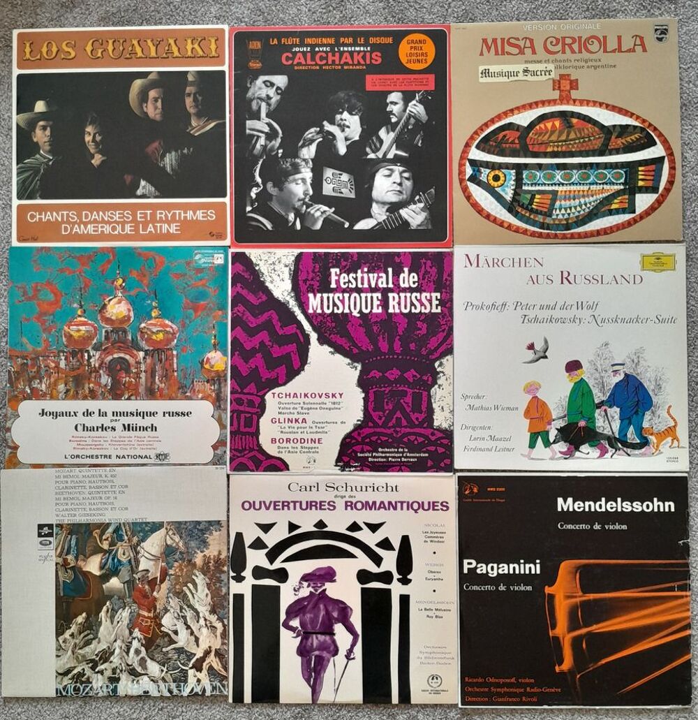 Divers vari&eacute;t&eacute; 1960 &agrave; 1970 CD et vinyles