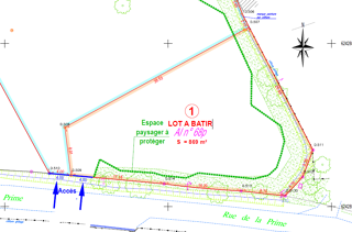  Terrain à vendre 869 m²