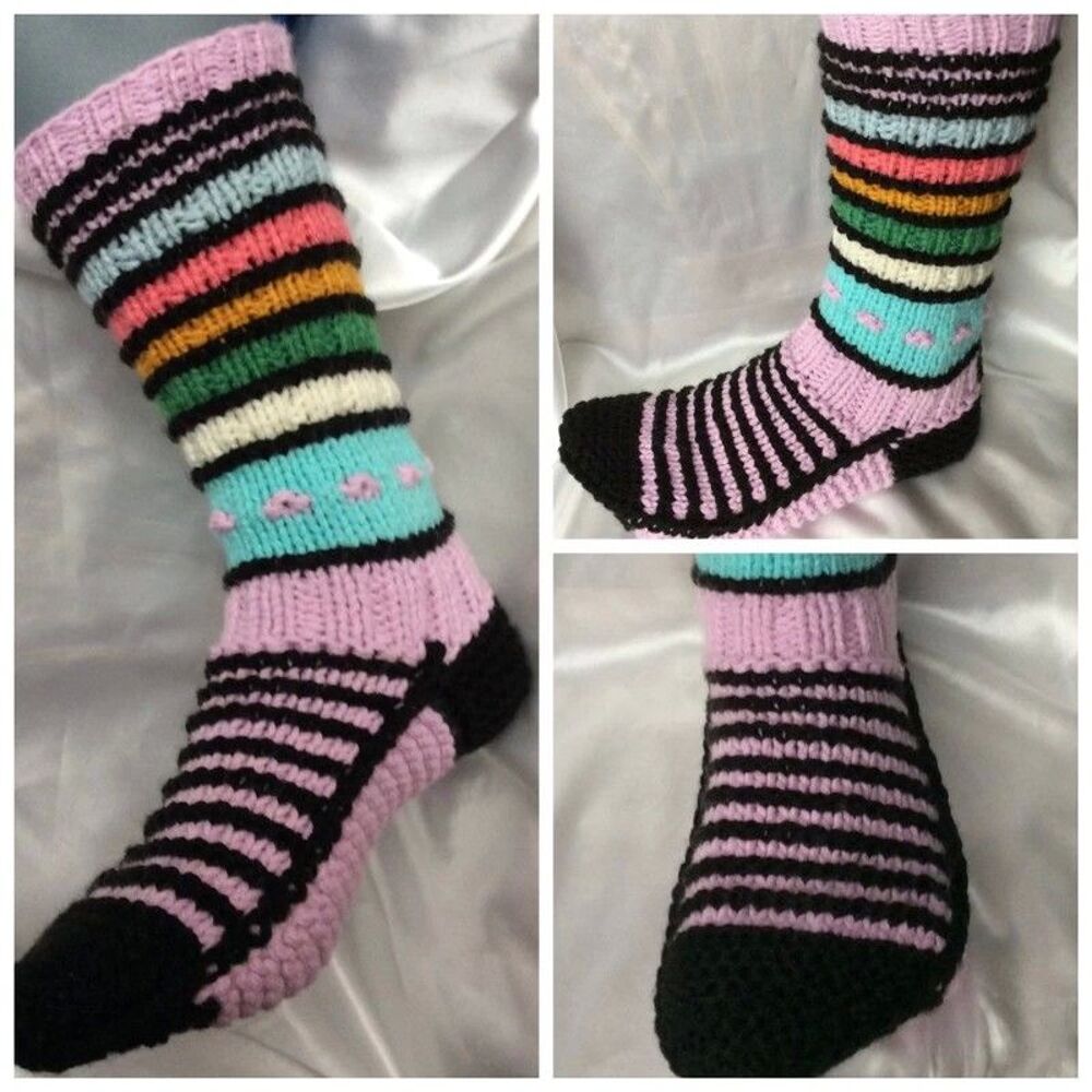 Gros chaussettes multicolores pour homme,taille unique(40-43 Chaussures