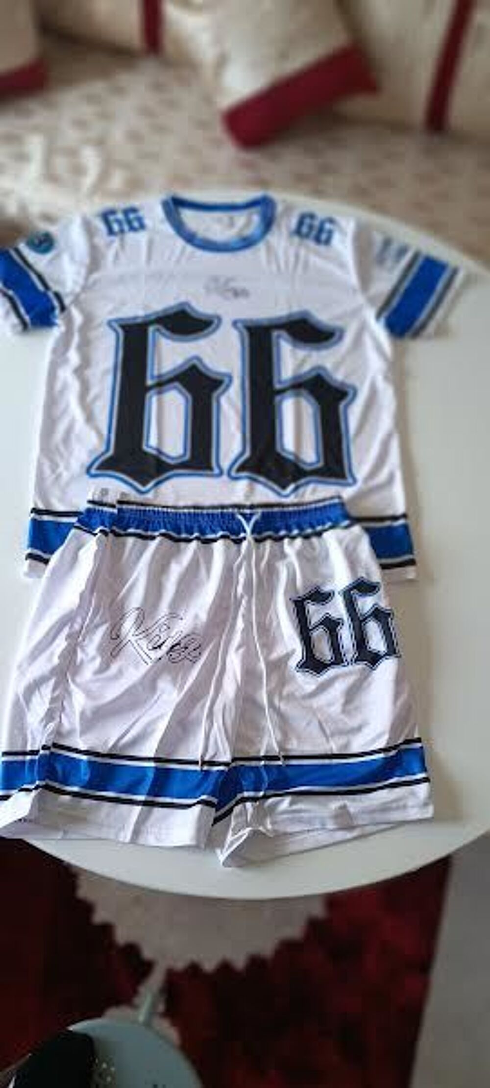 Ensemble maillot et short king 66 Sportswear Neuf Marque KIN Vêtements