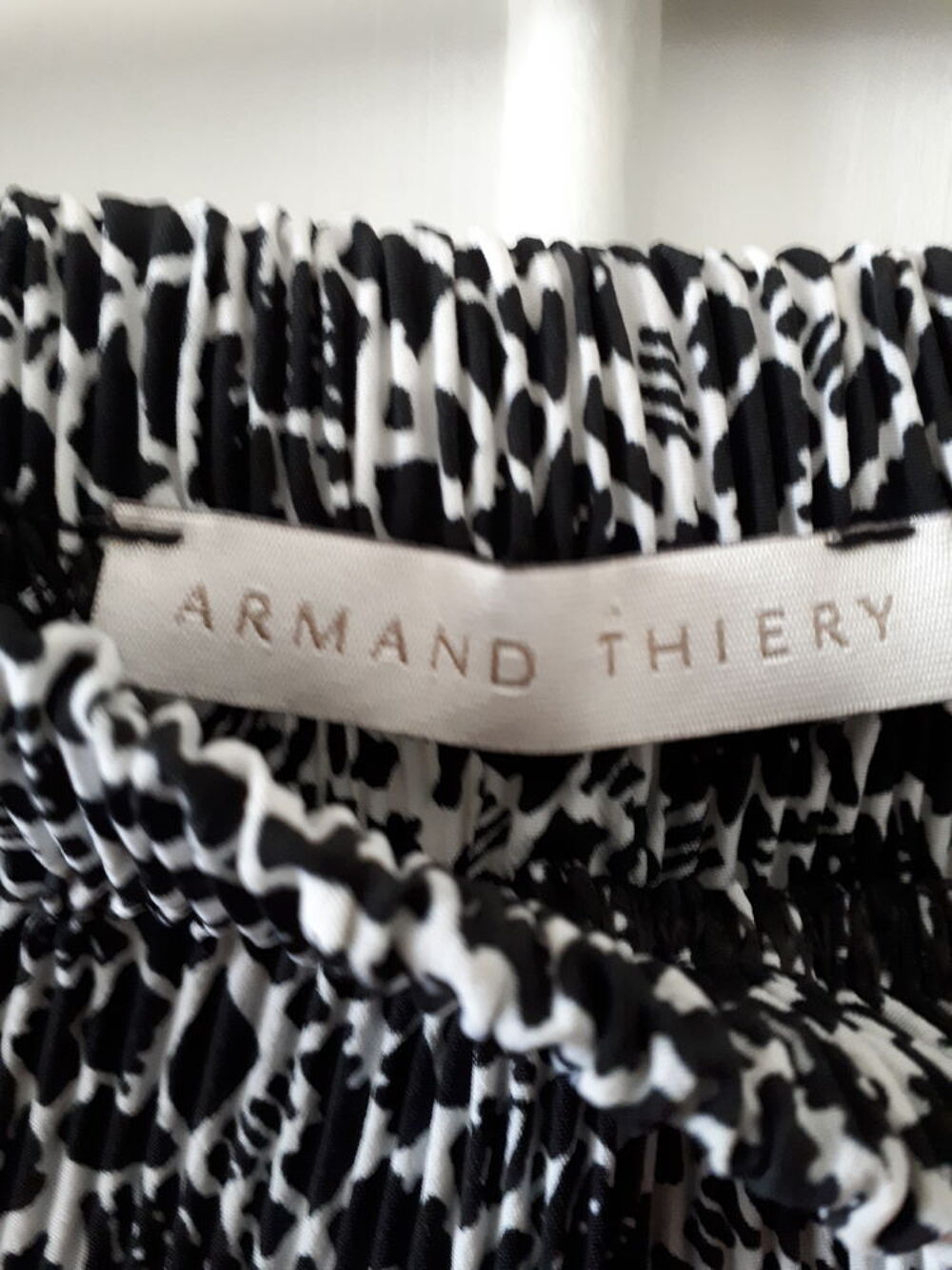 Jupe A. THIERY noir/blanc - 38/40 - EXCELLENT &Eacute;TAT Vêtements