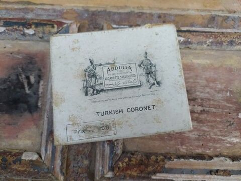 Ancienne Boite Publicitaire Cigarettes Abdulla Turkish 20 Loches (37)