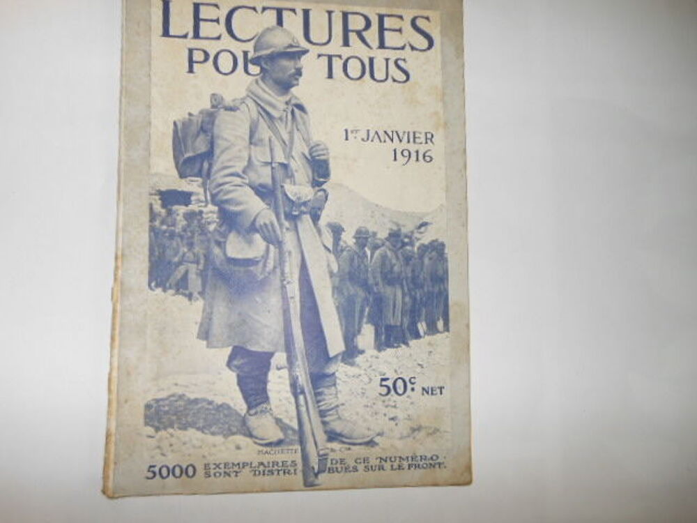 lecture pour tous du 1er janvier 1916 pa81 Livres et BD